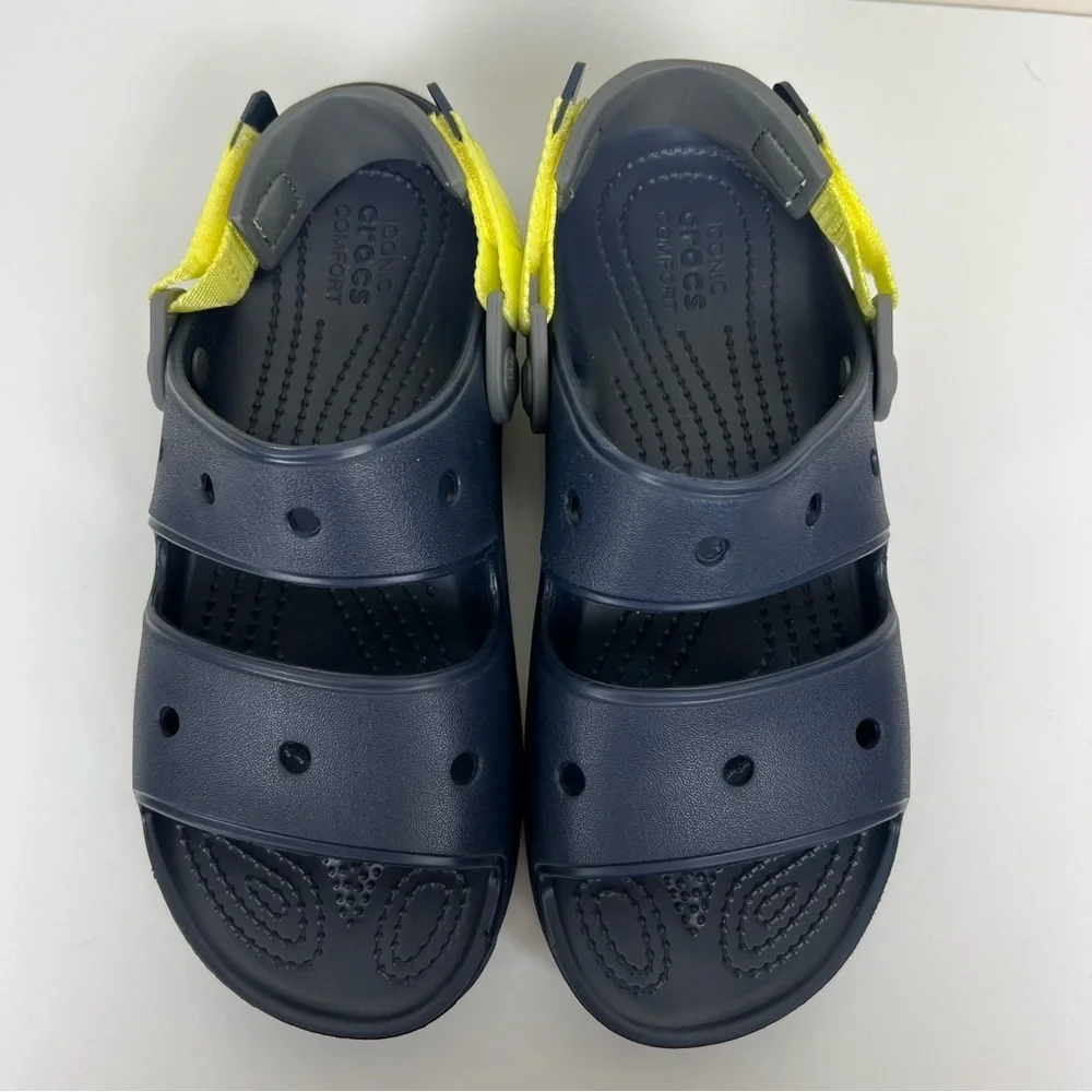 Crocs | Unisex All Terrain Sandal Navy Yellow | 6